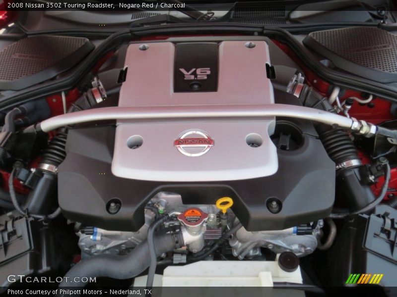 Nogaro Red / Charcoal 2008 Nissan 350Z Touring Roadster