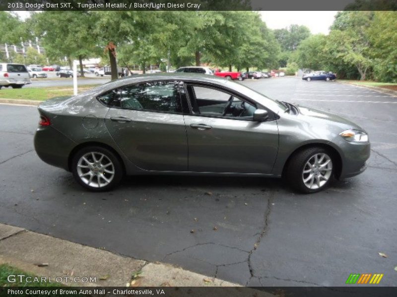 Tungsten Metallic / Black/Light Diesel Gray 2013 Dodge Dart SXT