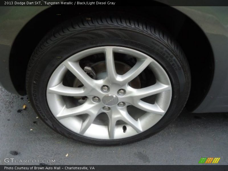Tungsten Metallic / Black/Light Diesel Gray 2013 Dodge Dart SXT