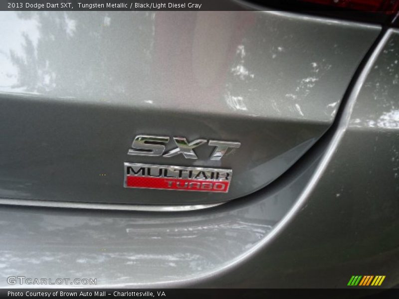Tungsten Metallic / Black/Light Diesel Gray 2013 Dodge Dart SXT