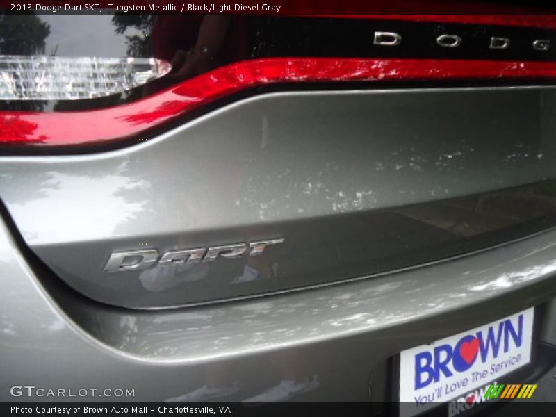 Tungsten Metallic / Black/Light Diesel Gray 2013 Dodge Dart SXT