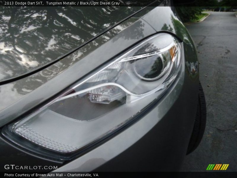 Tungsten Metallic / Black/Light Diesel Gray 2013 Dodge Dart SXT