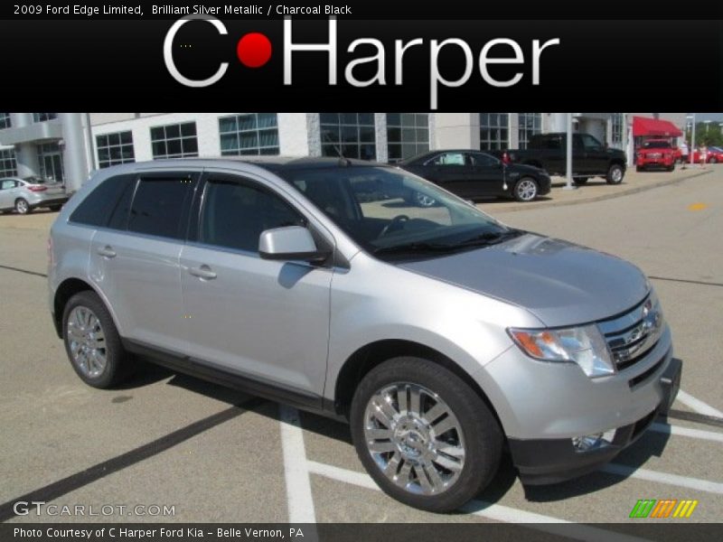 Brilliant Silver Metallic / Charcoal Black 2009 Ford Edge Limited