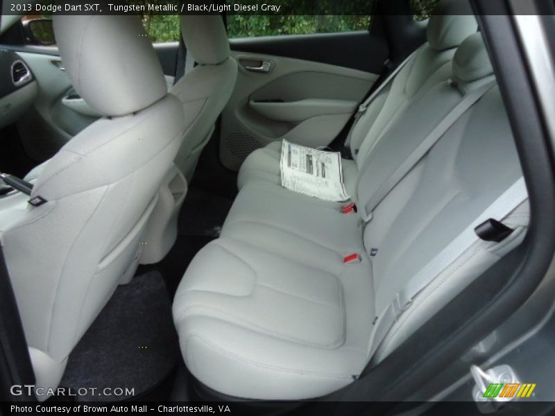 Tungsten Metallic / Black/Light Diesel Gray 2013 Dodge Dart SXT