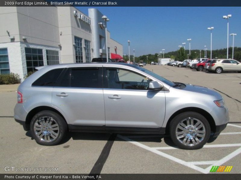 Brilliant Silver Metallic / Charcoal Black 2009 Ford Edge Limited