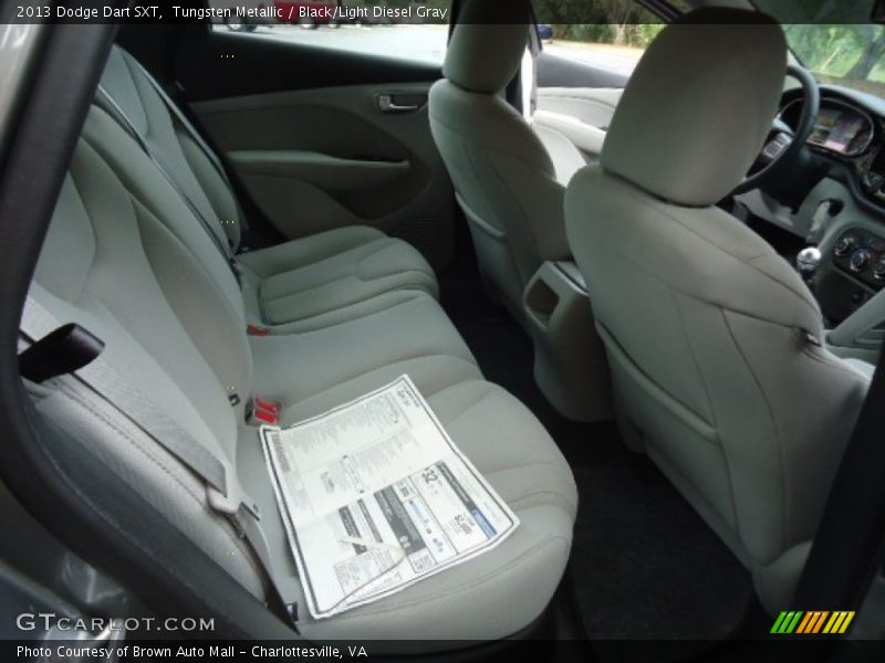 Tungsten Metallic / Black/Light Diesel Gray 2013 Dodge Dart SXT