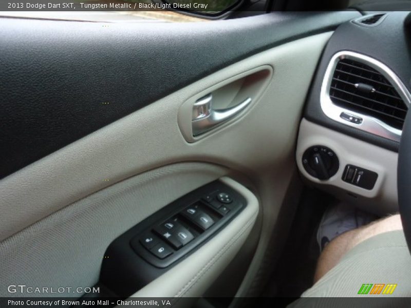 Tungsten Metallic / Black/Light Diesel Gray 2013 Dodge Dart SXT