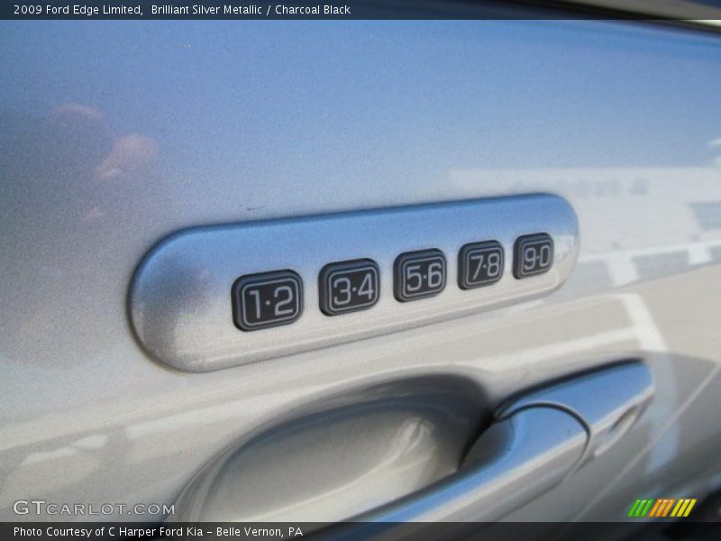 Brilliant Silver Metallic / Charcoal Black 2009 Ford Edge Limited
