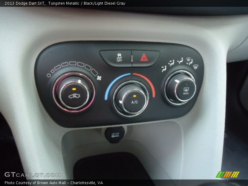 Tungsten Metallic / Black/Light Diesel Gray 2013 Dodge Dart SXT