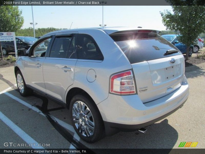 Brilliant Silver Metallic / Charcoal Black 2009 Ford Edge Limited