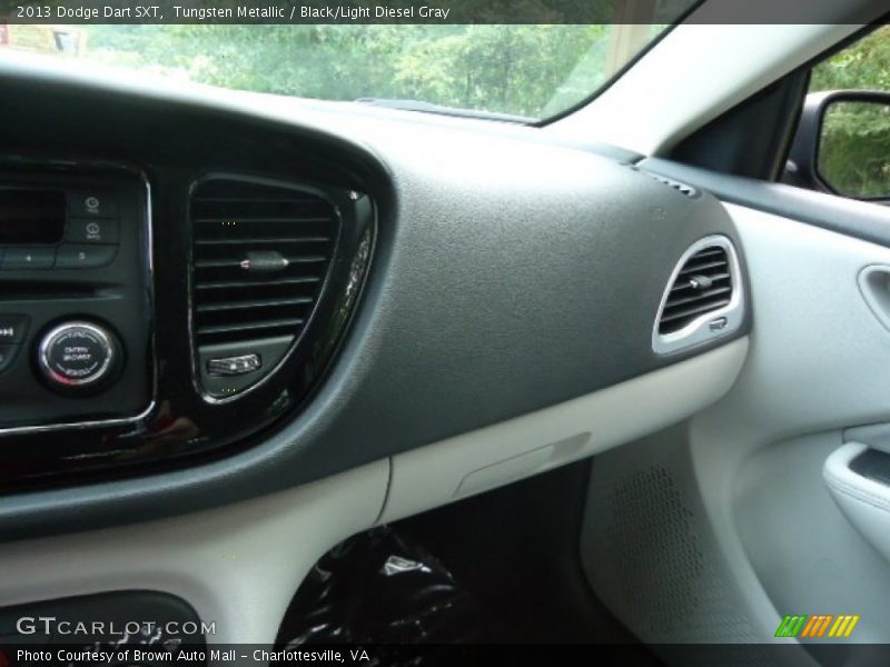 Tungsten Metallic / Black/Light Diesel Gray 2013 Dodge Dart SXT