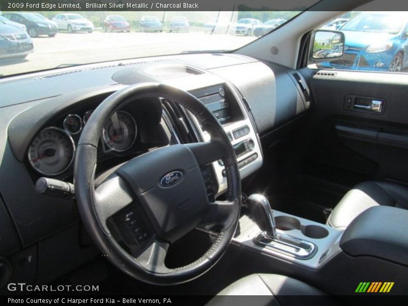Brilliant Silver Metallic / Charcoal Black 2009 Ford Edge Limited