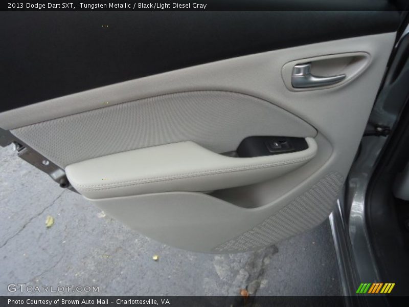 Tungsten Metallic / Black/Light Diesel Gray 2013 Dodge Dart SXT