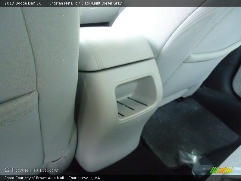 Tungsten Metallic / Black/Light Diesel Gray 2013 Dodge Dart SXT