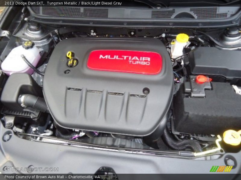 Tungsten Metallic / Black/Light Diesel Gray 2013 Dodge Dart SXT