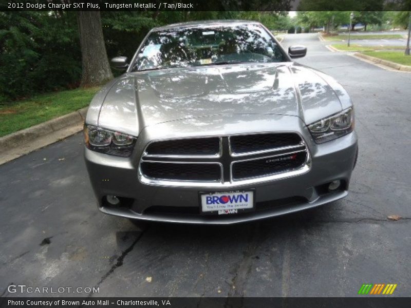 Tungsten Metallic / Tan/Black 2012 Dodge Charger SXT Plus