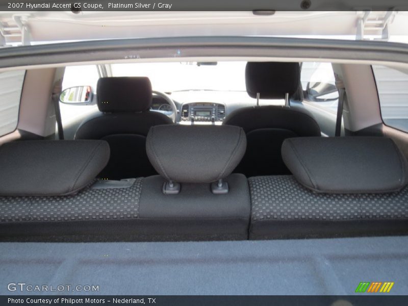 Platinum Silver / Gray 2007 Hyundai Accent GS Coupe