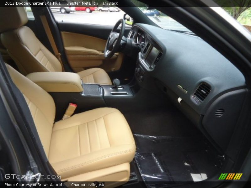 Tungsten Metallic / Tan/Black 2012 Dodge Charger SXT Plus