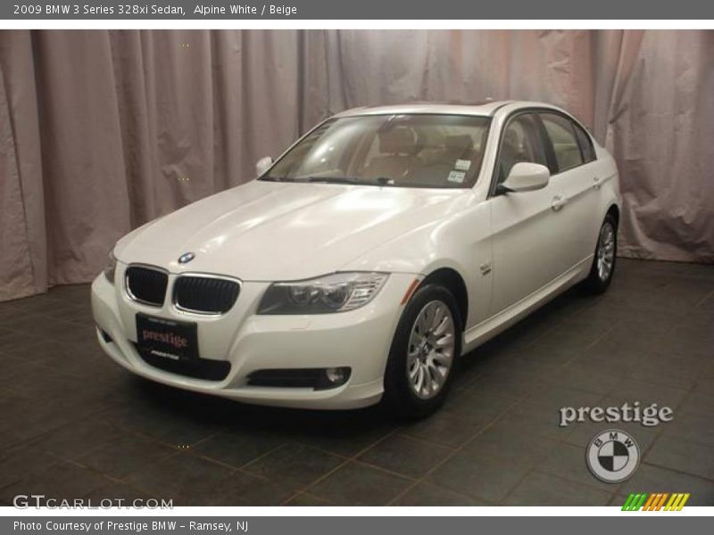 Alpine White / Beige 2009 BMW 3 Series 328xi Sedan