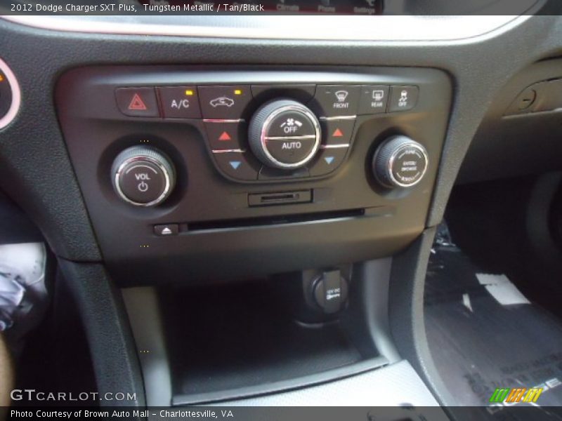Tungsten Metallic / Tan/Black 2012 Dodge Charger SXT Plus