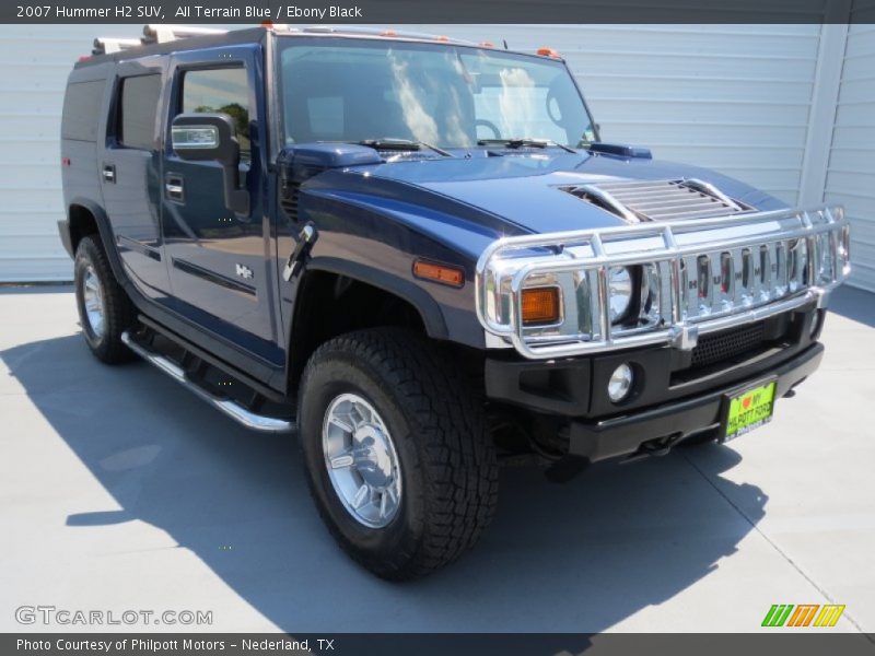 All Terrain Blue / Ebony Black 2007 Hummer H2 SUV