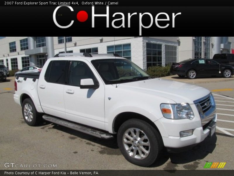 Oxford White / Camel 2007 Ford Explorer Sport Trac Limited 4x4