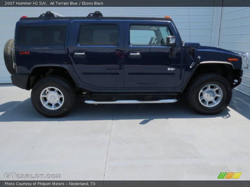 All Terrain Blue / Ebony Black 2007 Hummer H2 SUV