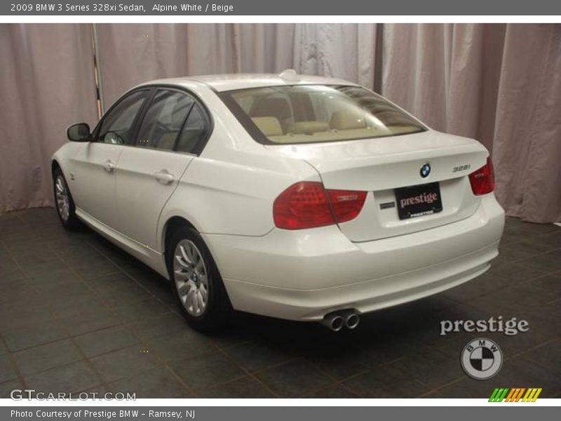 Alpine White / Beige 2009 BMW 3 Series 328xi Sedan