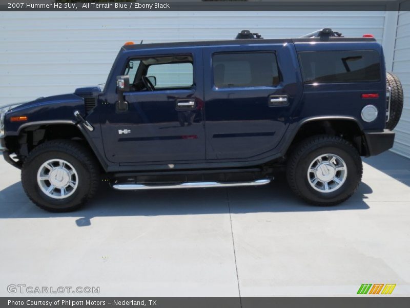 All Terrain Blue / Ebony Black 2007 Hummer H2 SUV