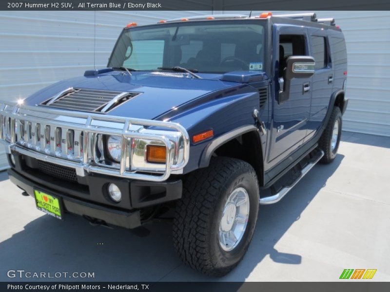 All Terrain Blue / Ebony Black 2007 Hummer H2 SUV