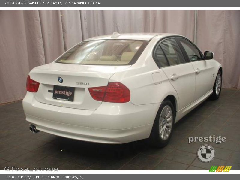 Alpine White / Beige 2009 BMW 3 Series 328xi Sedan