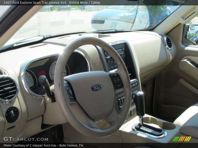 Oxford White / Camel 2007 Ford Explorer Sport Trac Limited 4x4