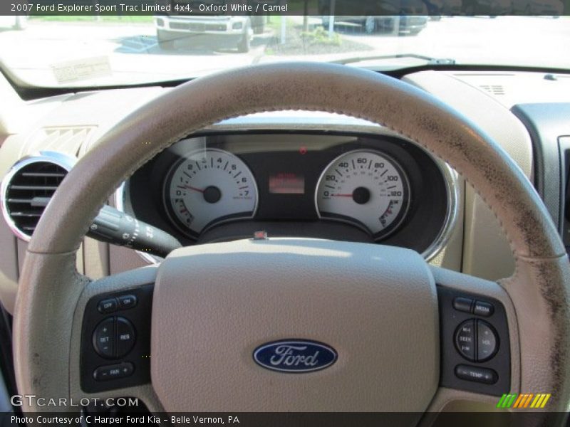 Oxford White / Camel 2007 Ford Explorer Sport Trac Limited 4x4