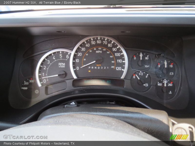All Terrain Blue / Ebony Black 2007 Hummer H2 SUV