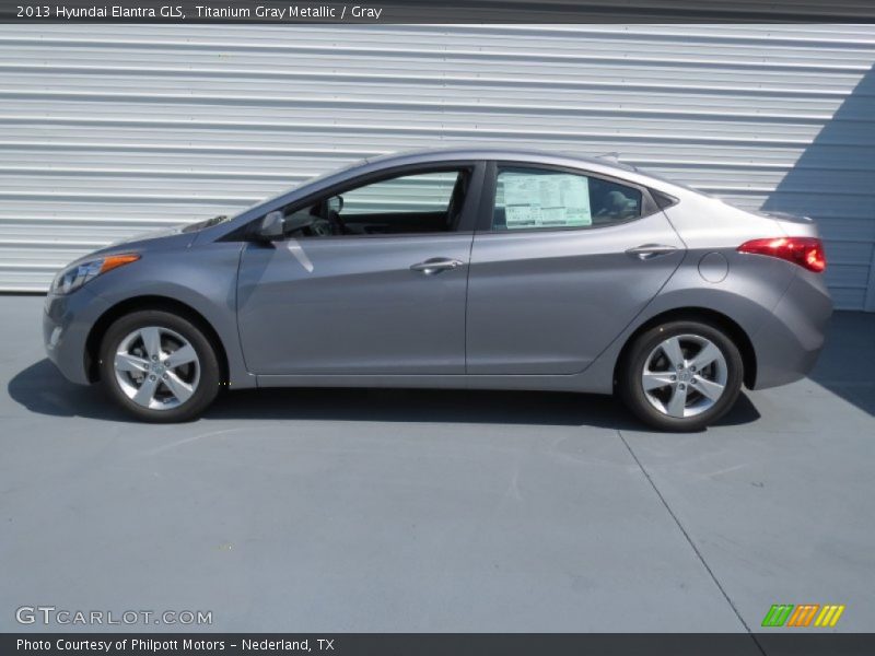 Titanium Gray Metallic / Gray 2013 Hyundai Elantra GLS