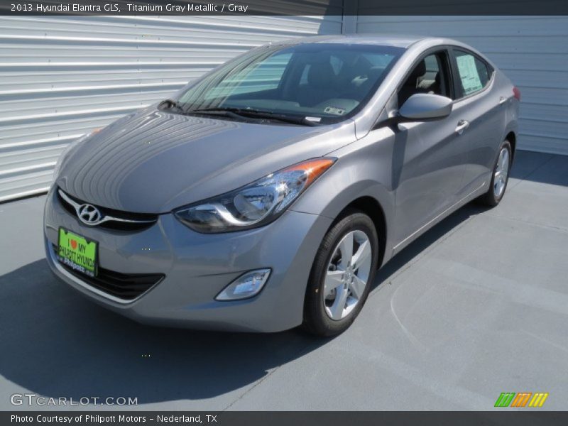 Titanium Gray Metallic / Gray 2013 Hyundai Elantra GLS