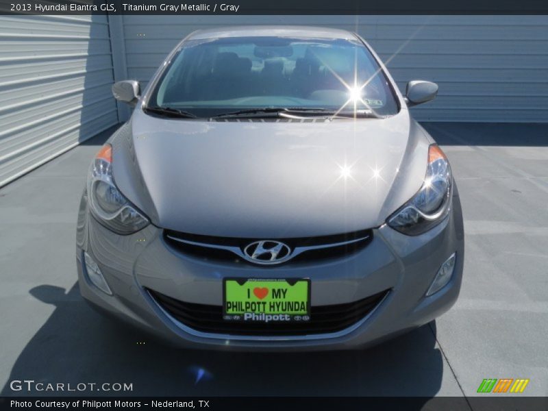 Titanium Gray Metallic / Gray 2013 Hyundai Elantra GLS
