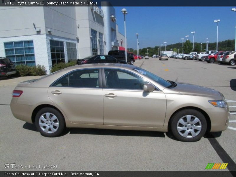Sandy Beach Metallic / Bisque 2011 Toyota Camry LE