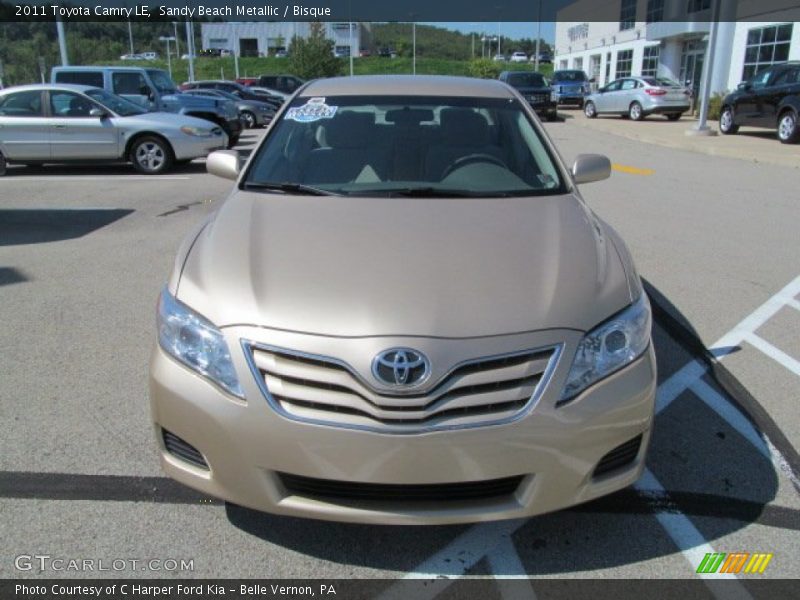 Sandy Beach Metallic / Bisque 2011 Toyota Camry LE