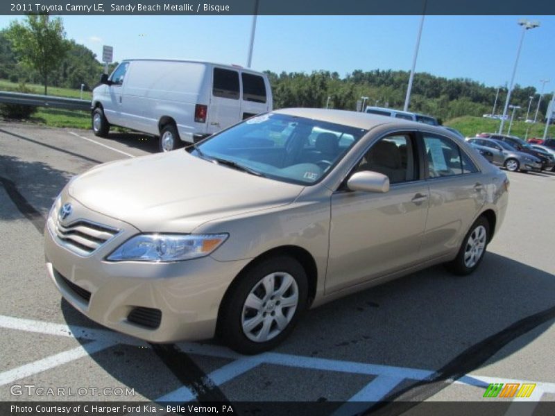 Sandy Beach Metallic / Bisque 2011 Toyota Camry LE