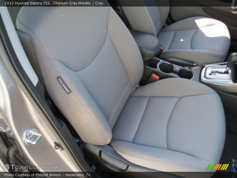 Titanium Gray Metallic / Gray 2013 Hyundai Elantra GLS