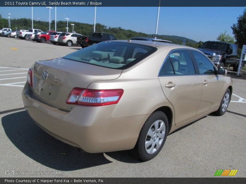 Sandy Beach Metallic / Bisque 2011 Toyota Camry LE