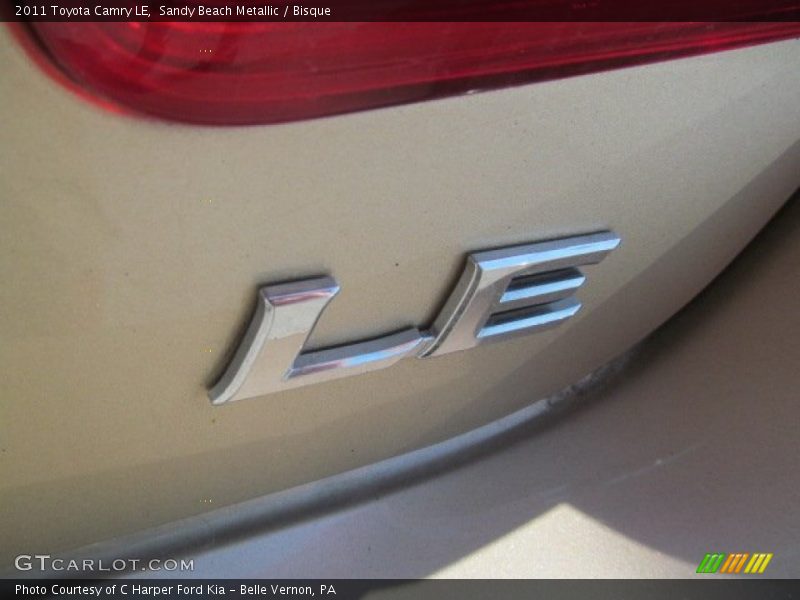 Sandy Beach Metallic / Bisque 2011 Toyota Camry LE