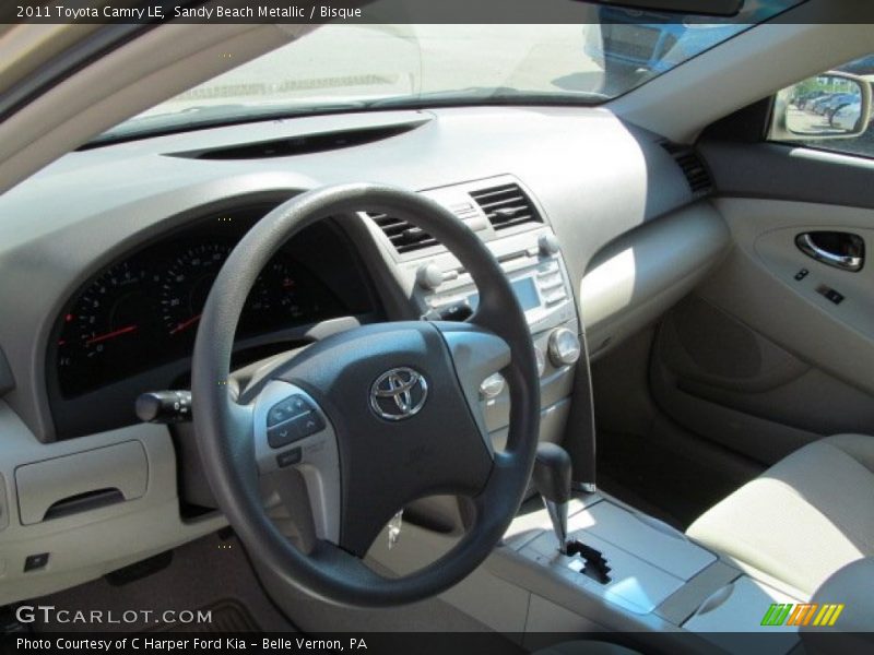 Sandy Beach Metallic / Bisque 2011 Toyota Camry LE