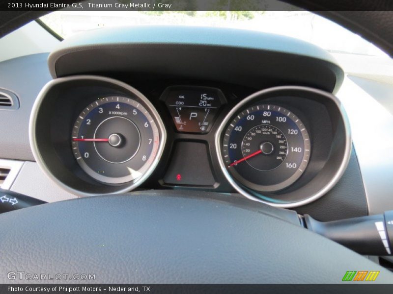 Titanium Gray Metallic / Gray 2013 Hyundai Elantra GLS