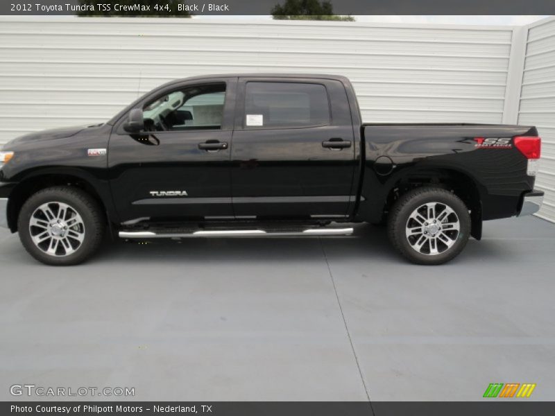 Black / Black 2012 Toyota Tundra TSS CrewMax 4x4