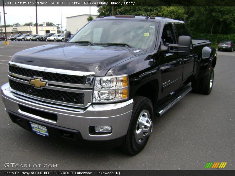 Black / Ebony 2011 Chevrolet Silverado 3500HD LTZ Crew Cab 4x4 Dually