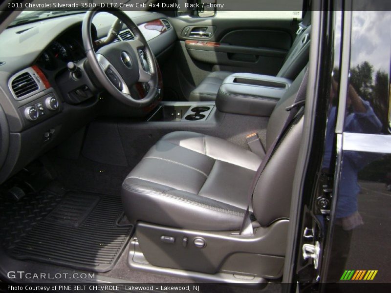  2011 Silverado 3500HD LTZ Crew Cab 4x4 Dually Ebony Interior