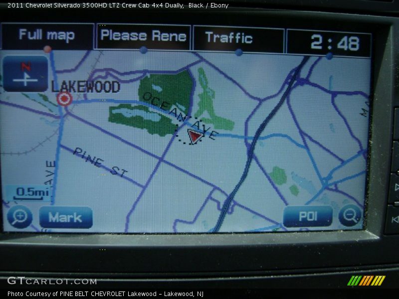 Navigation of 2011 Silverado 3500HD LTZ Crew Cab 4x4 Dually