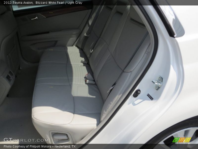 Blizzard White Pearl / Light Gray 2012 Toyota Avalon